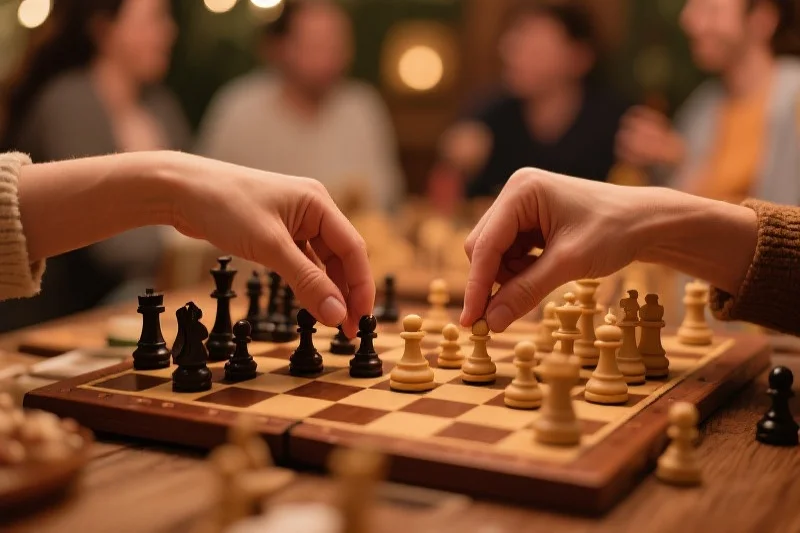 下棋时的策略思考与社交互动